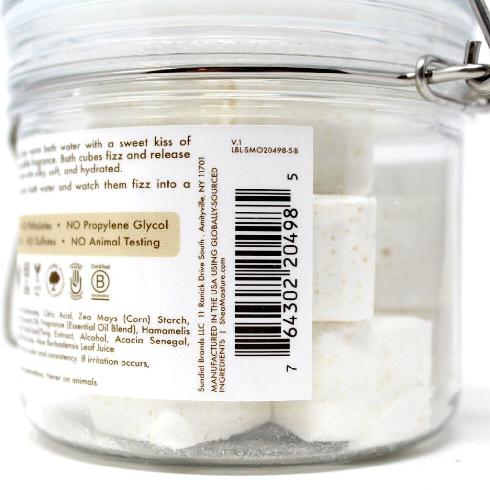 2pk- Shea Moisture 100% Virgin Coconut Oil Bath Sugar Cubes Coconut Milk Acac… - Picture 10 of 10